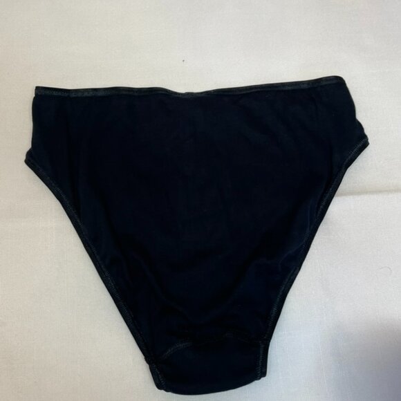 NWT Hanro Full Brief Cotton Seamless in Black Size Small - Picture 2 of 5